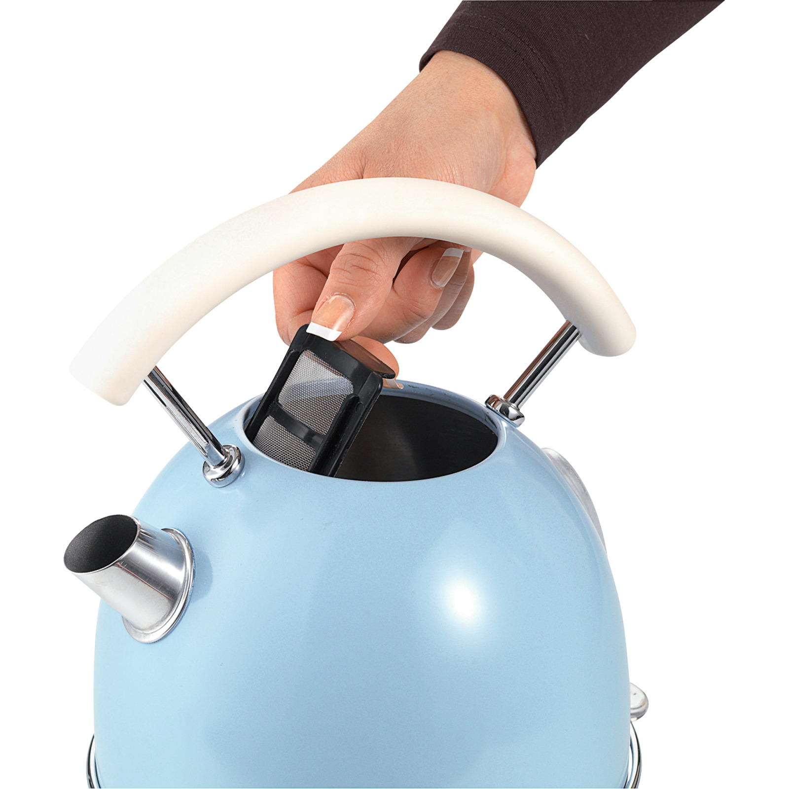 Ariete Wasserkocher, 2000 W, 1,7 L, blau