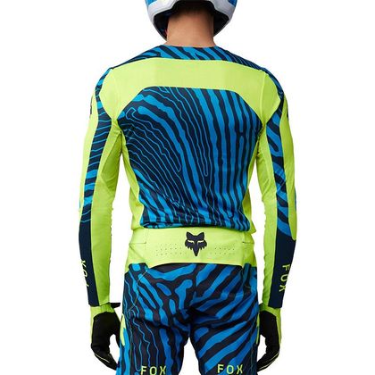 Maillot cross Fox FLEXAIR IMPRESSION 2025 - Jaune / Noir