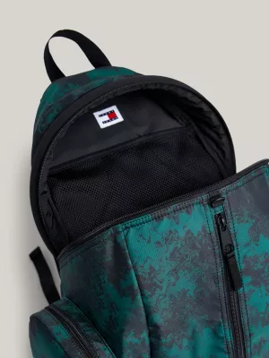 Mochila com estampa abstrata
