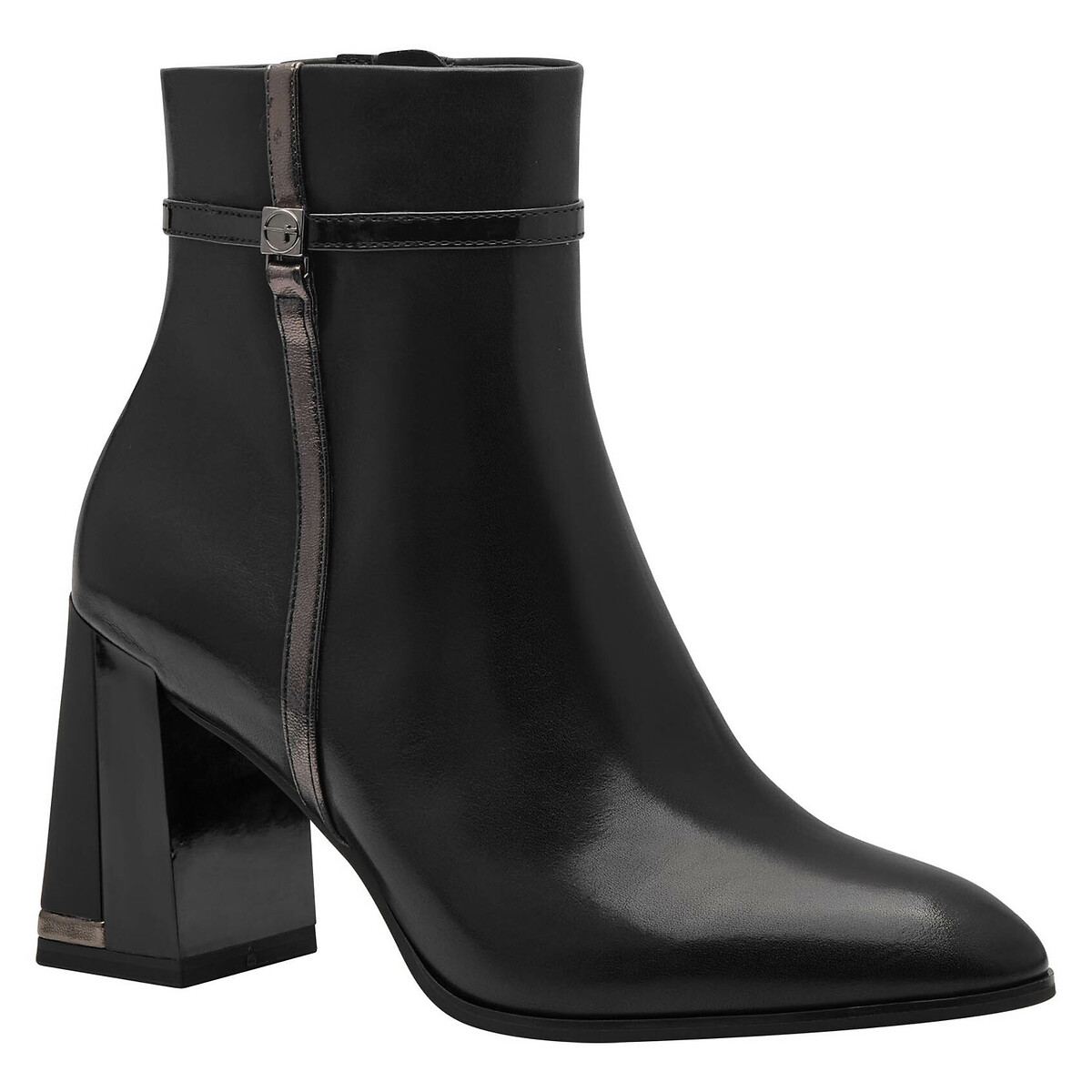 TAMARIS<br>Botas de cano curto com bico fino e salto