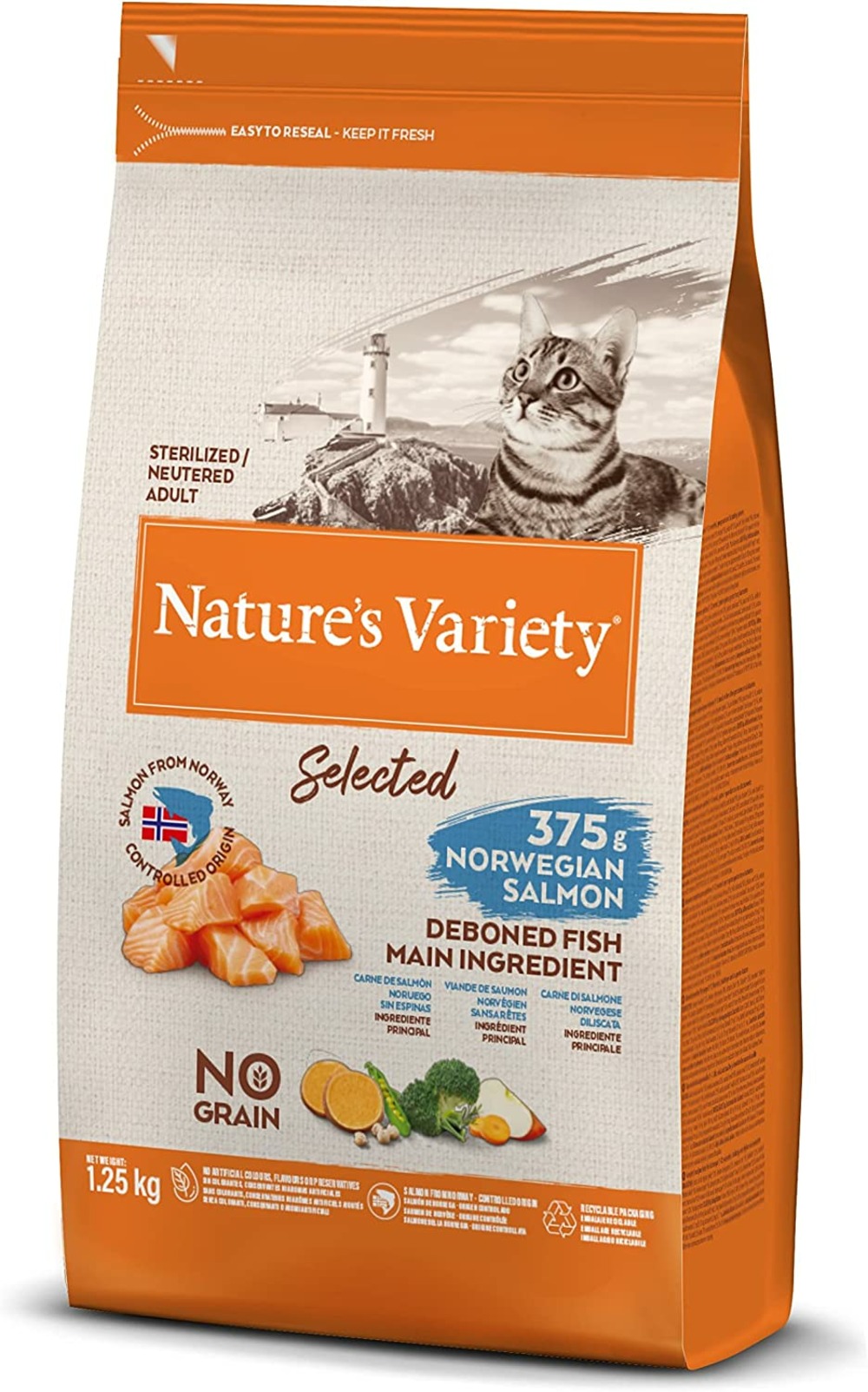 Croquettes chat stérilisé 1,25kg
