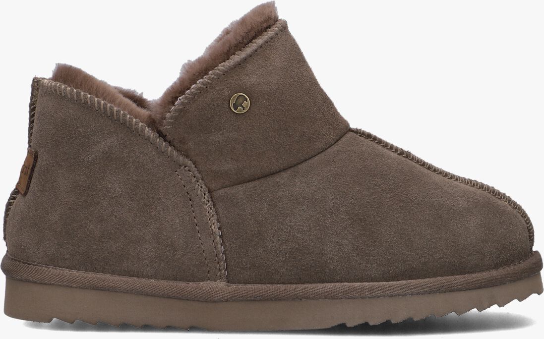 WARMBAT taupe warmbat pantoffels willow