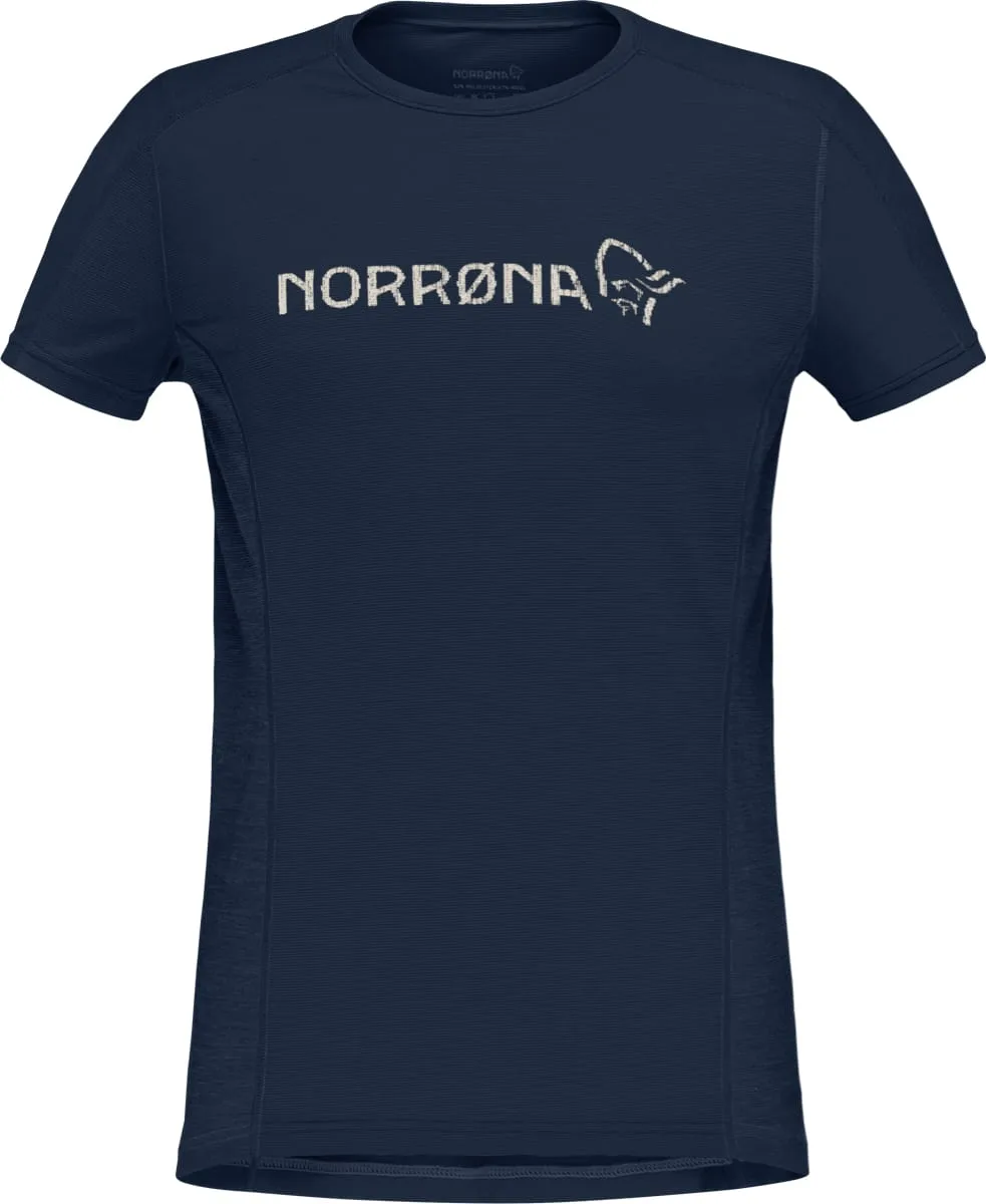 Norrøna Women's Falketind Equaliser Merino T-Shirt Indigo Night