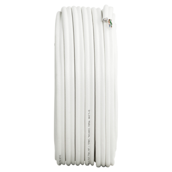 Q-Link coax/utp kabel RG6 25 meter wit
