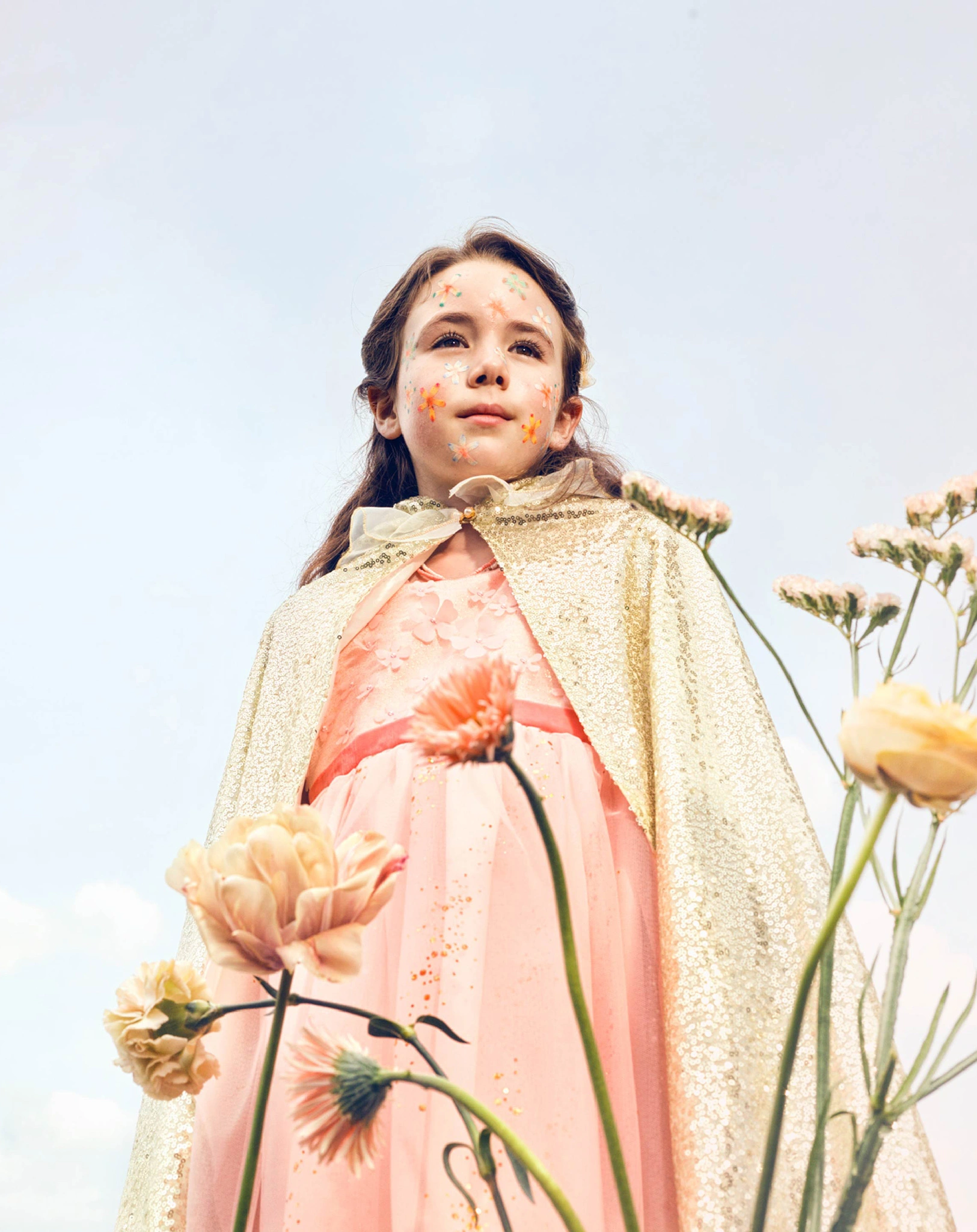 Kostüm-Umhang AMELIA in gold