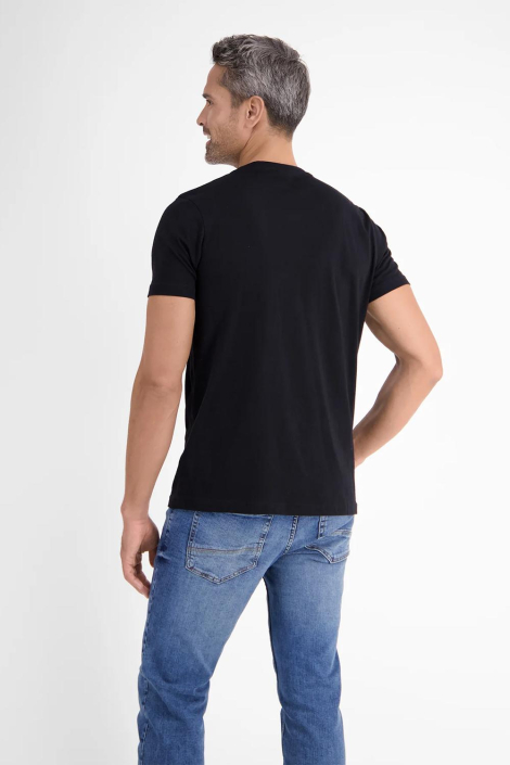 Lerros zwarte heren t-shirt