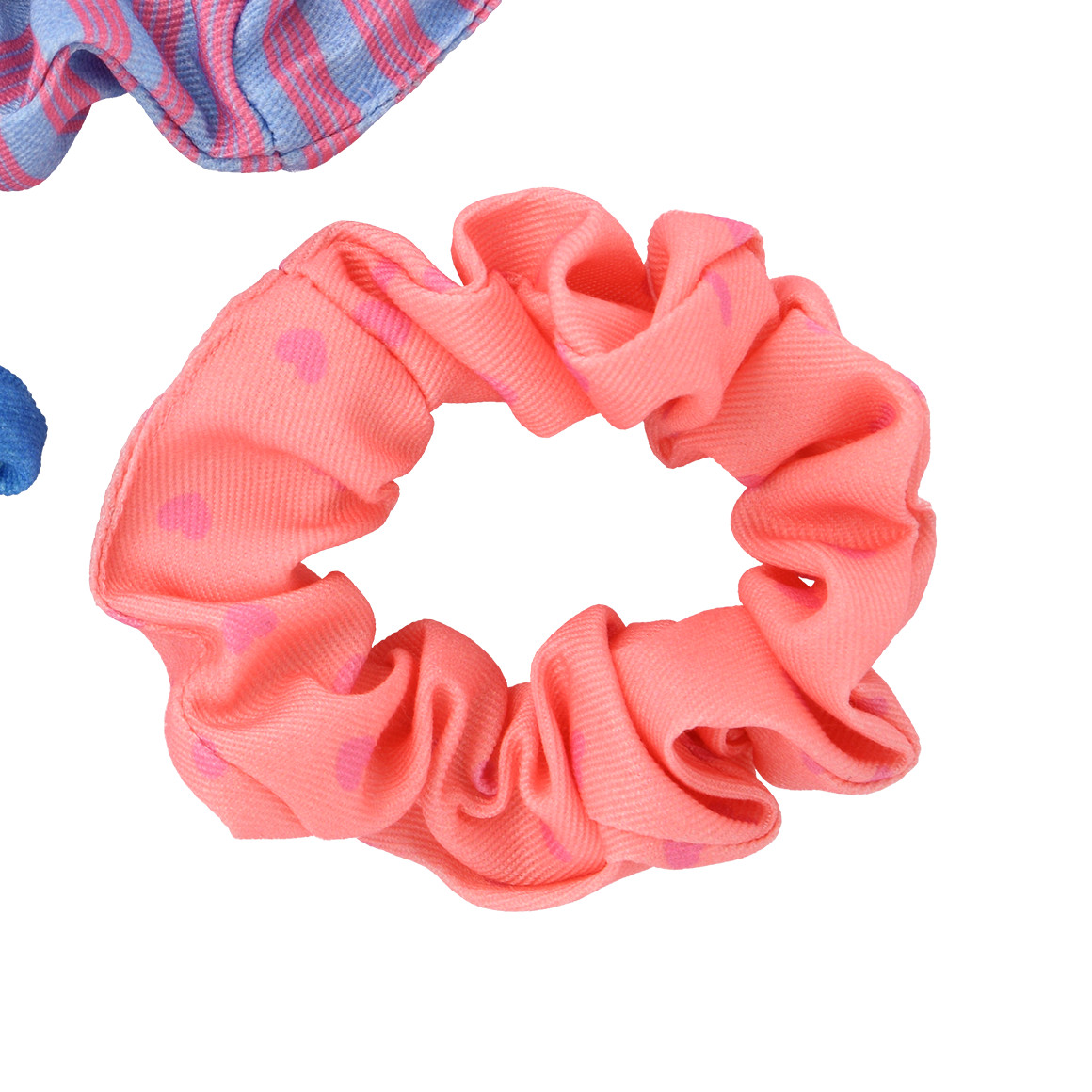 Jonas Nielsen 3 Scrunchies in verschiedenen Dessins blau / bunt