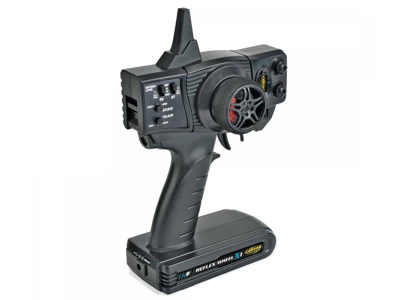 Carson Fernsteuerung Reflex X1 2-Kanal 2-Kanal 2.4 GHz Pistolensender für RC Fahrzeuge