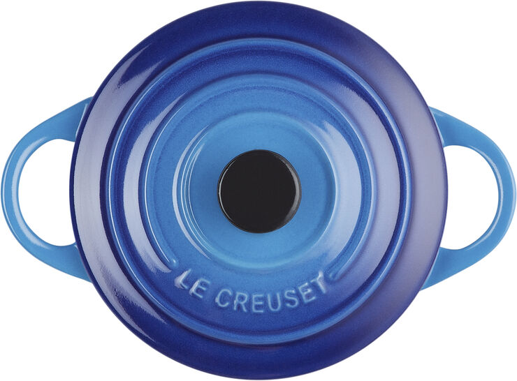 Le Creuset Mini gryde 10 cm Azure Blue Azure blue