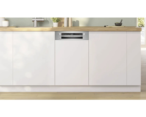 Bosch SPI2HKS42E halfgeïntegreerde vaatwasser, 44,8 x 81,5 x 573 mm, voor 10 couverts, 8,9 l inhoud, 46 dB(A)