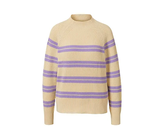 Gestreifter Strickpullover