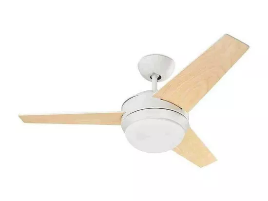 FORLIGHT Ventilateur du Plafond Windy E27 15W Blanc