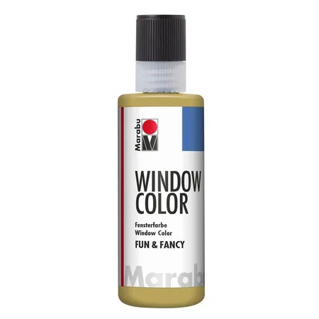 Marabu Window Color fun & fancy, gold, 80 ml