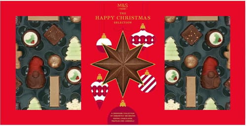 Marks & Spencer The Happy Christmas Selection, Festive Chocolates, Truffles and Caramels