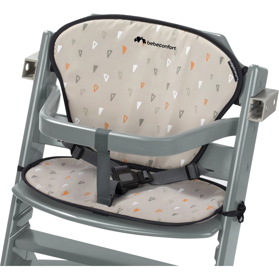 Bebeconfort Hochstuhl Timba mit Kissen Warm Grey