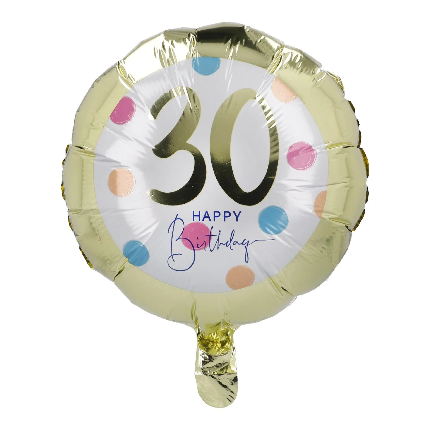 Folienballon Geburtstag, 30, 45 cm