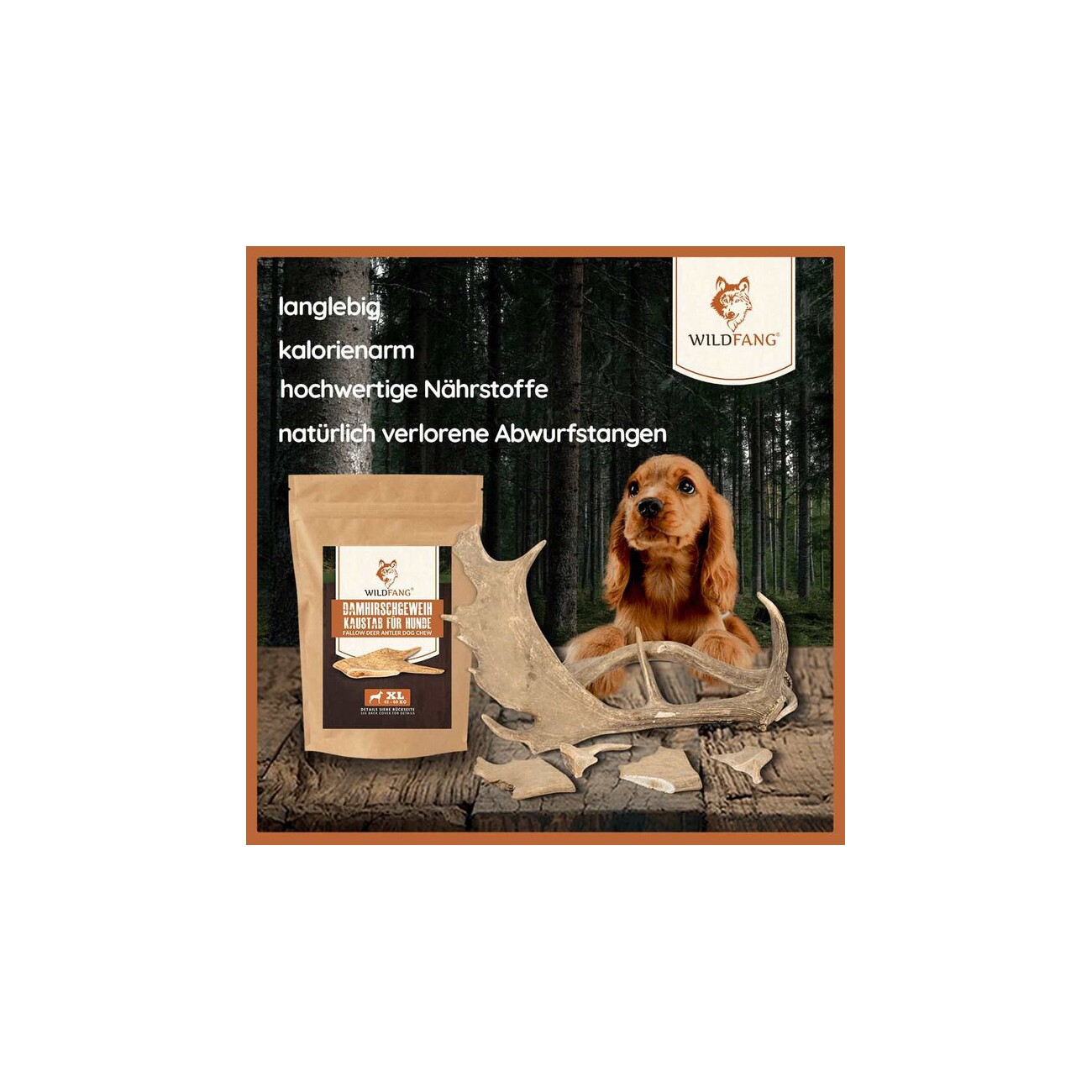 Wildfang ® Damhirsch Kaugeweih S