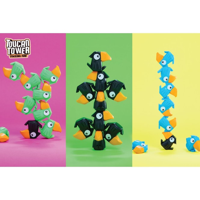 Toucan Tower - Stacking Fun - blau