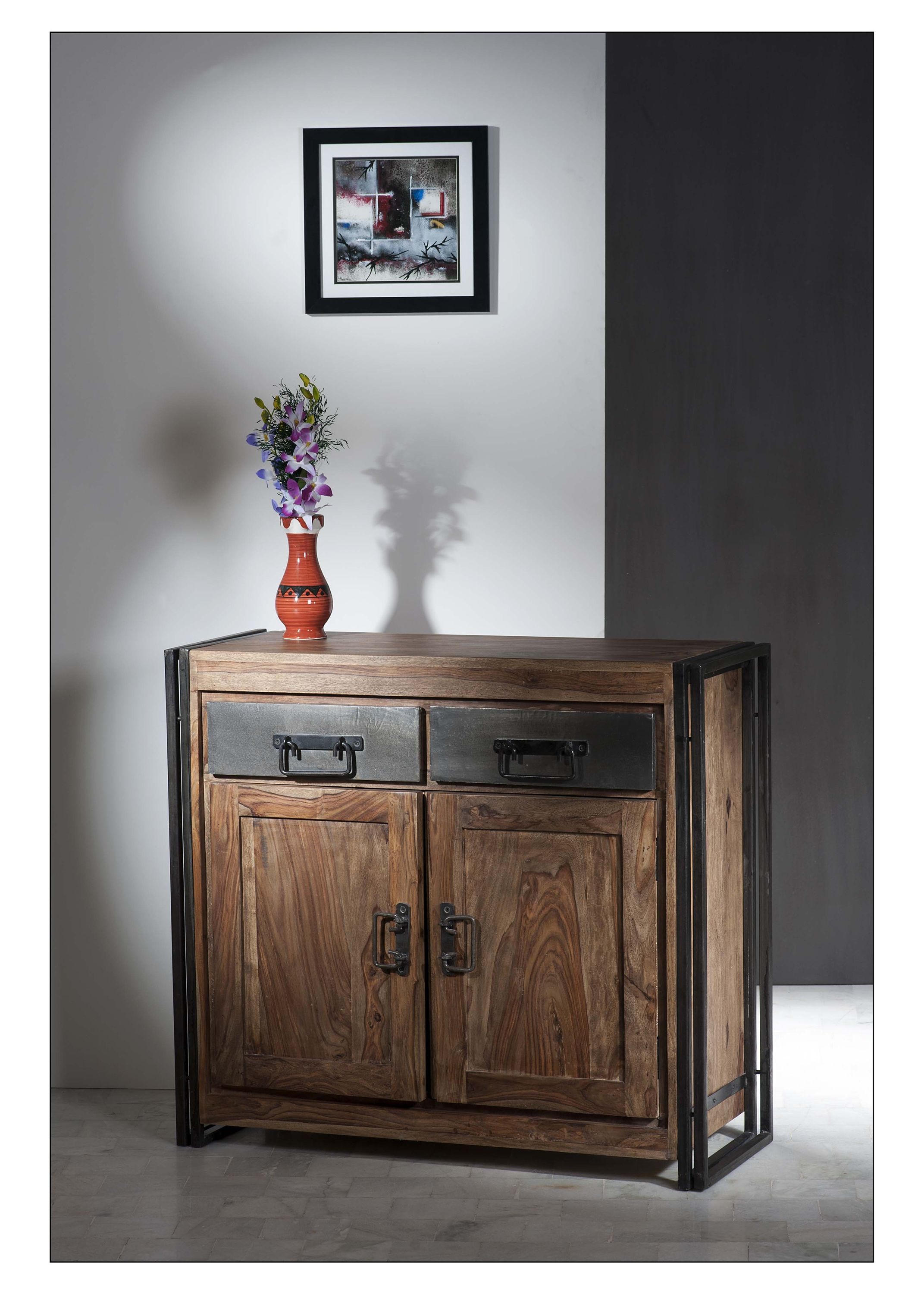 Kommode PANAMA Akazie Schubladenschrank Sideboard Wohnzimmer Esszimmer Schrank