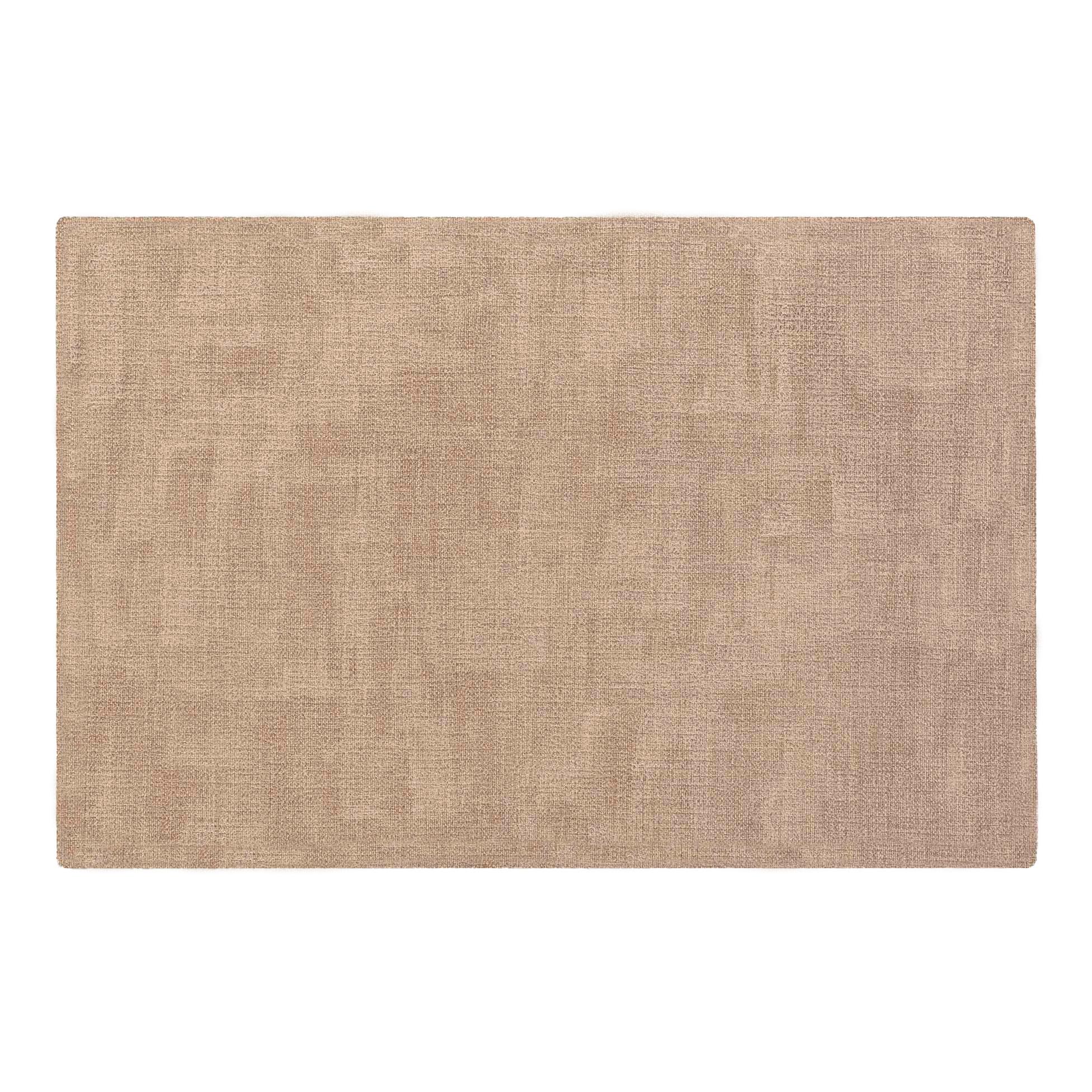 SET TABLE 30X45CM IMITATION CUIR MARLON BEIGE