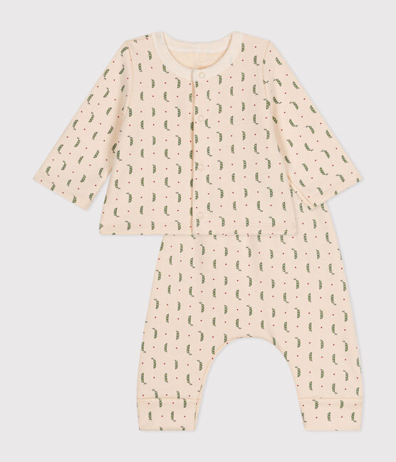 Ensemble 2 pièces en molleton bébé