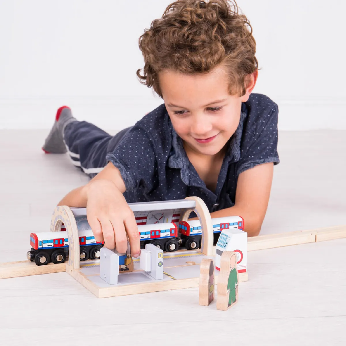 Bigjigs Rail Métro Bois