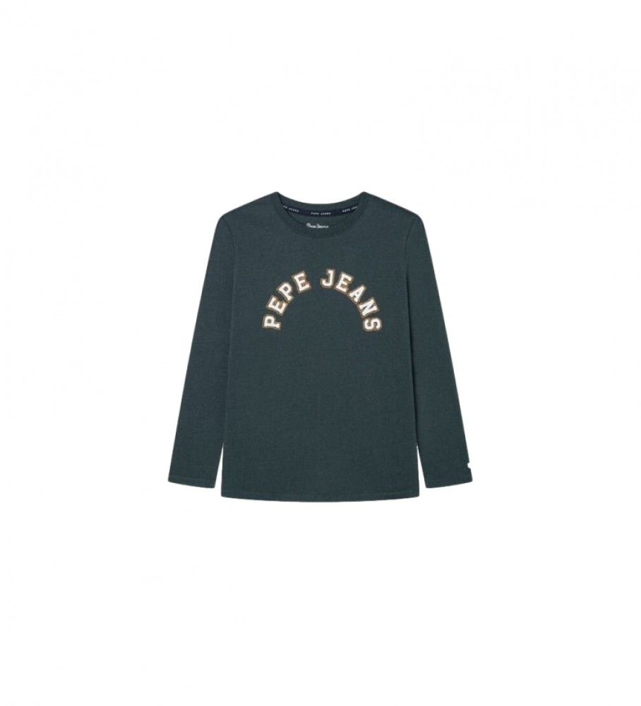Camiseta verde Pepe Jeans Pierce