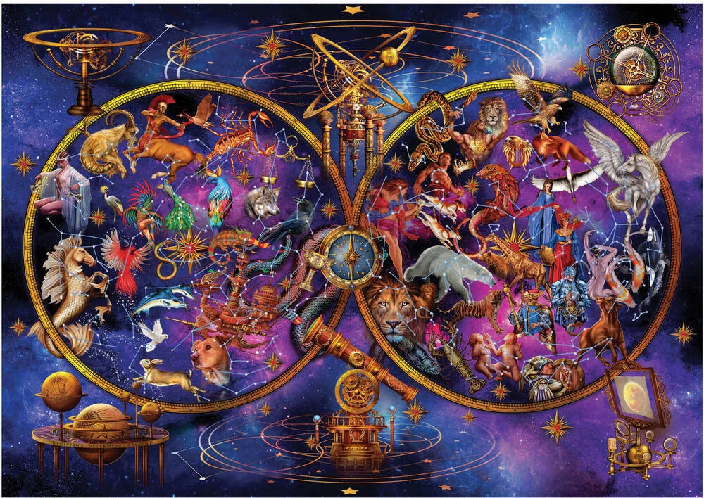 PUZZLE  CONSTELLATIONS D'ETOILES 1000 PIECES
