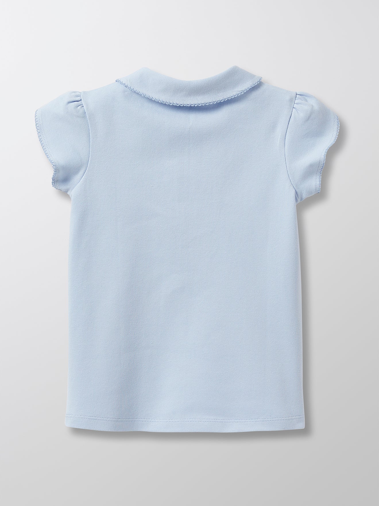 Polo en maille piquée Fille en coton bio