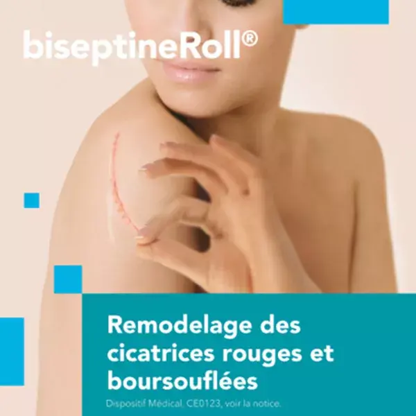 Rolo de Remodelação de Cicatrizes Biseptine 20g