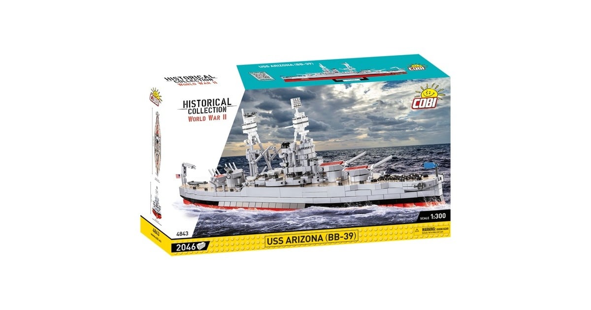 COBIUSS Arizona (BB-39) Constructiespeelgoed  (Schaal 1:300)