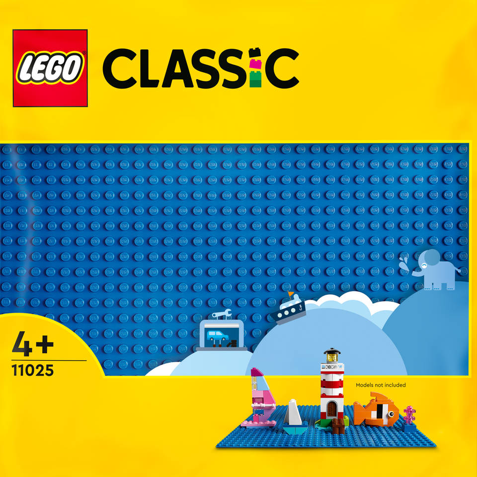 LEGO Classic blauwe bouwplaat 11025