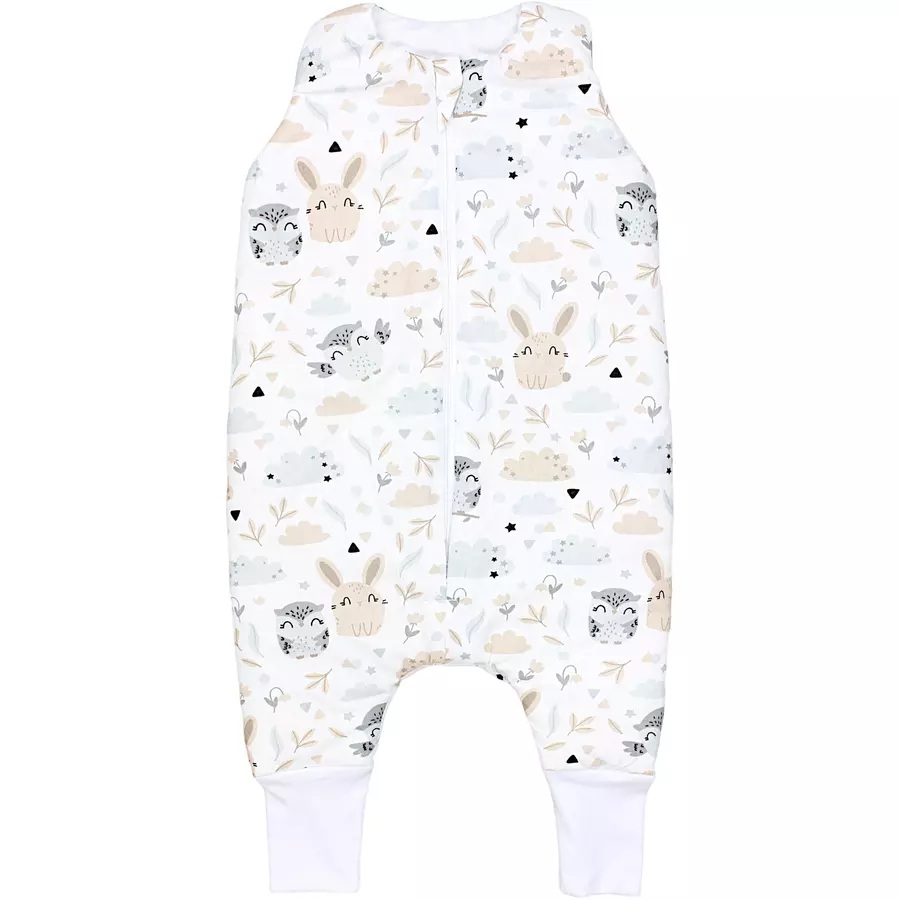TupTam Baby Winter Schlafsack mit Beinen beigeweiß