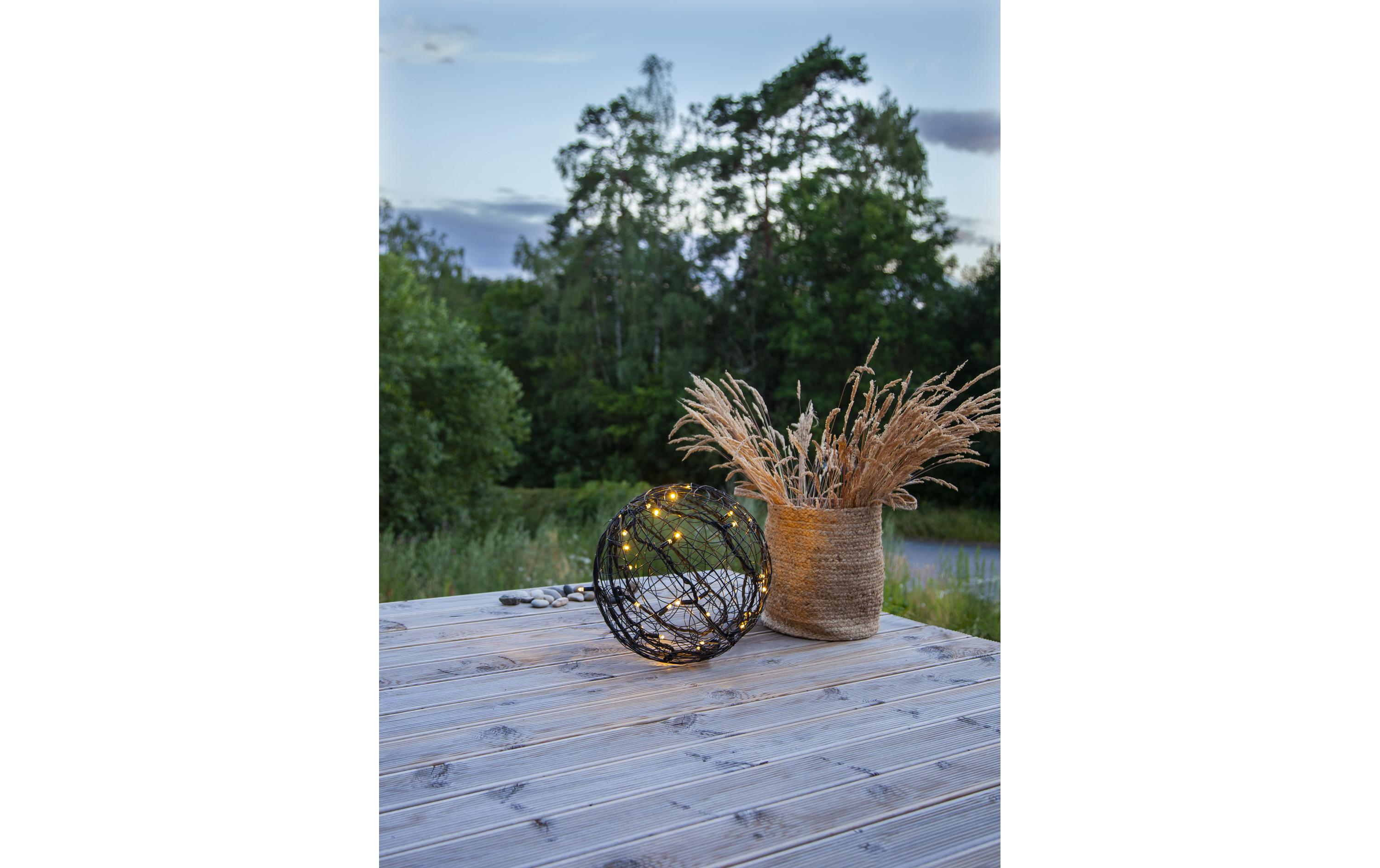 System LED Kugel, Ø 35 cm, SchwarzLeuchtkugel für Ihren Garten