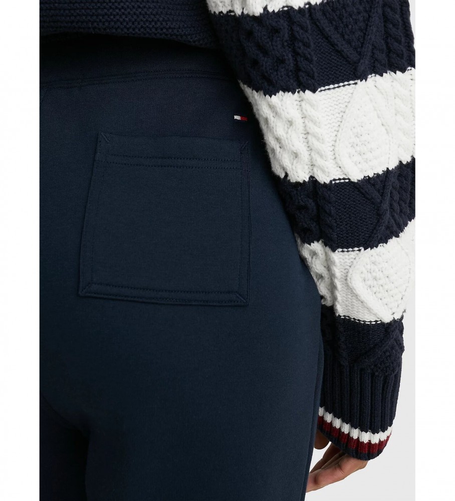Calça jogger listrada azul-marinho Tommy Hilfiger