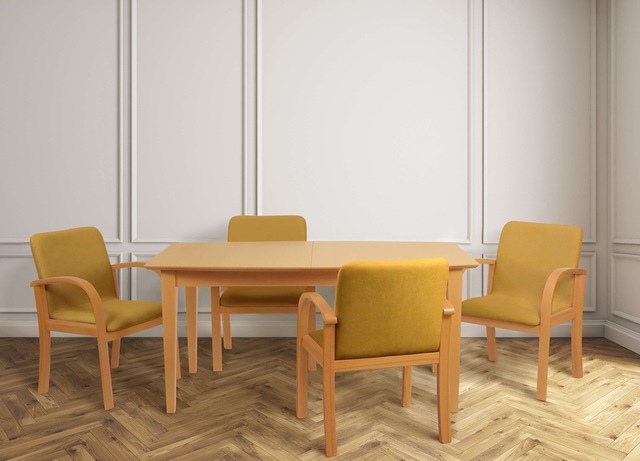 Home affaire Esszimmersessel »LINA707« 1 Stk. tlg. Extra-confort, Fleckenabweisendes Gewebe, Massivholz