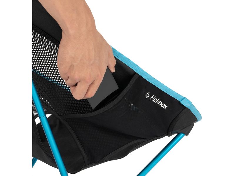 HELINOX Chair One (re) Schwarz/Türkis Stuhl mit Aluminiumlegierung
