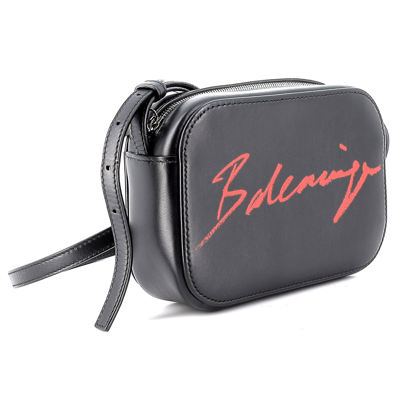 Balenciaga Sac bandoulière Camera en Cuir noir Etat: Parfait état - Longueur 17 cm