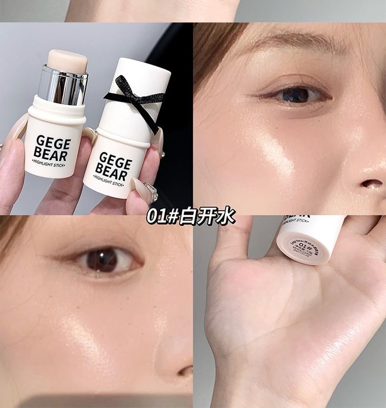 Gege Bear - Pinky Watery Highlight Stick - #01-#03