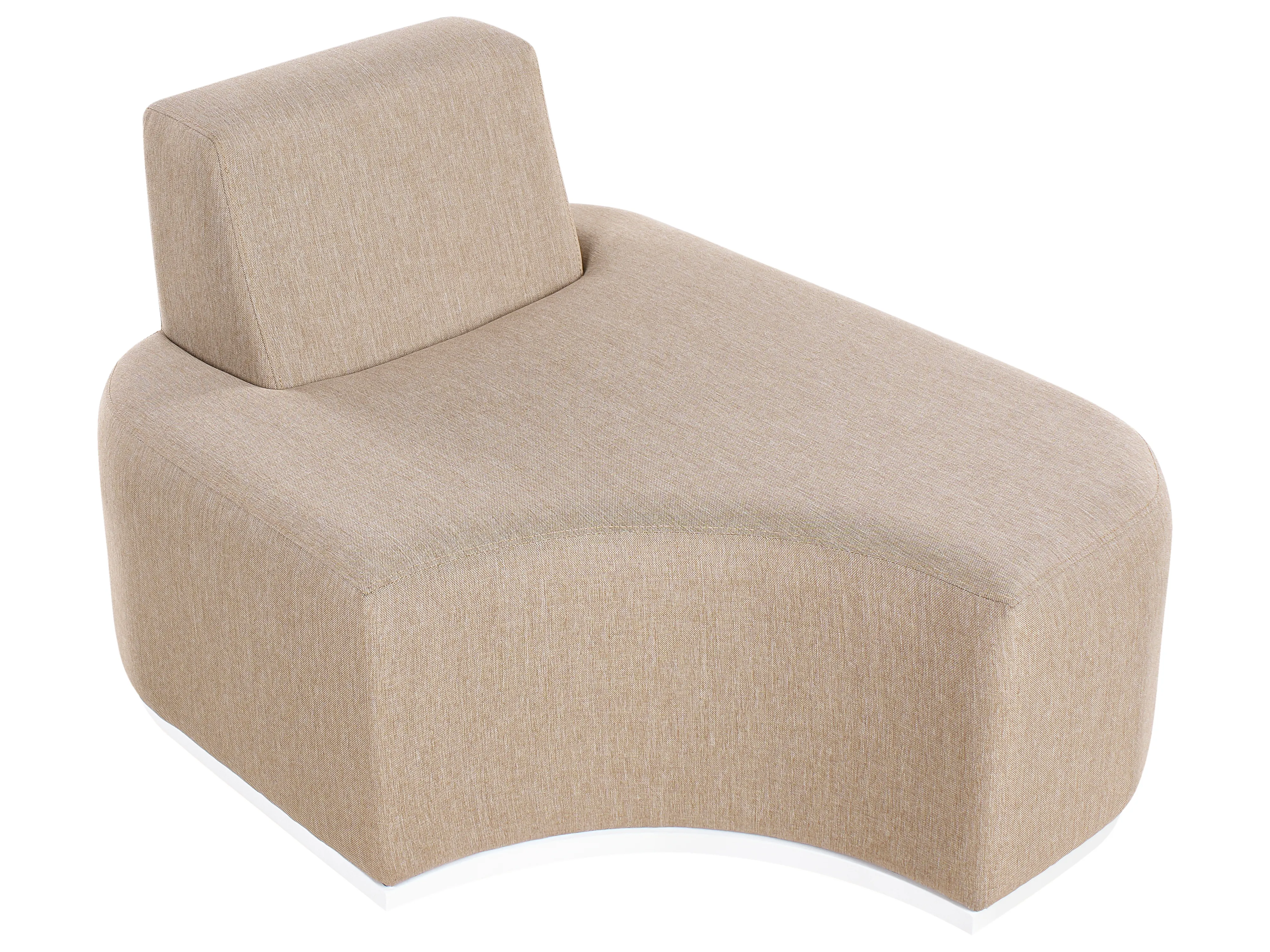 Loungeset met tafel 2-zits FABRO Stof Beige