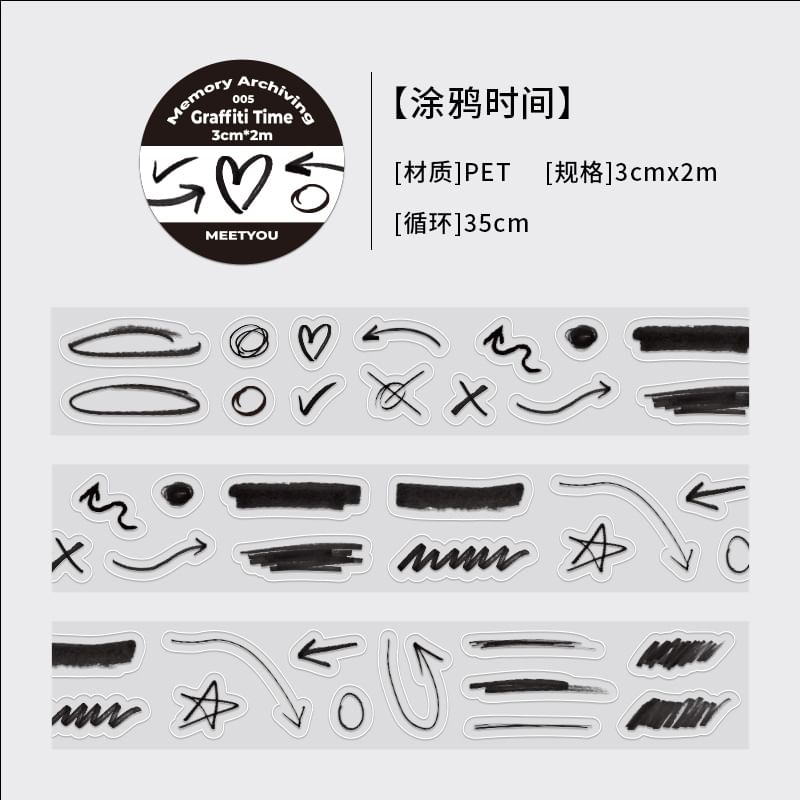 pinkjuava - Print Masking Tape (Diverse ontwerpen)