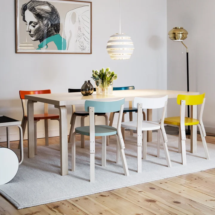 Artek - 81A Tisch, birke