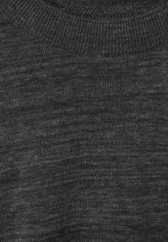 Basic Strickpullover - Black