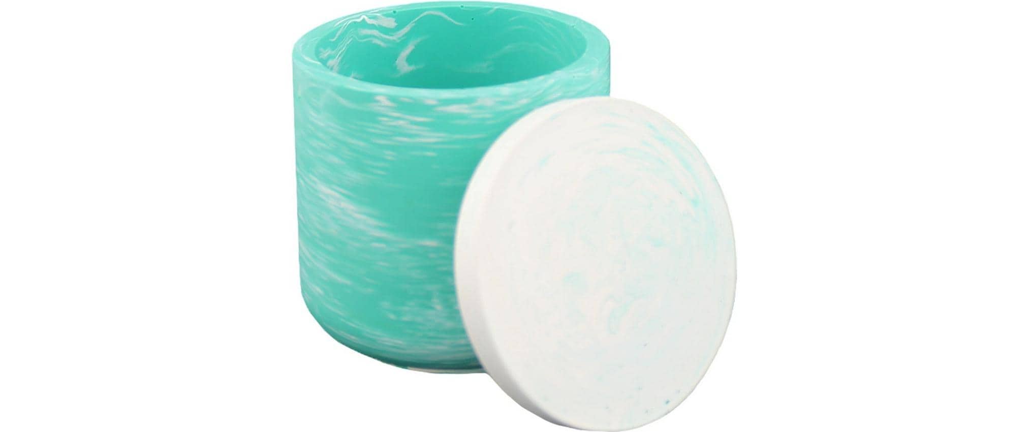 Giessform Becher rund, Ø 8 cm x 7.7 cm, MintSilikongiessform