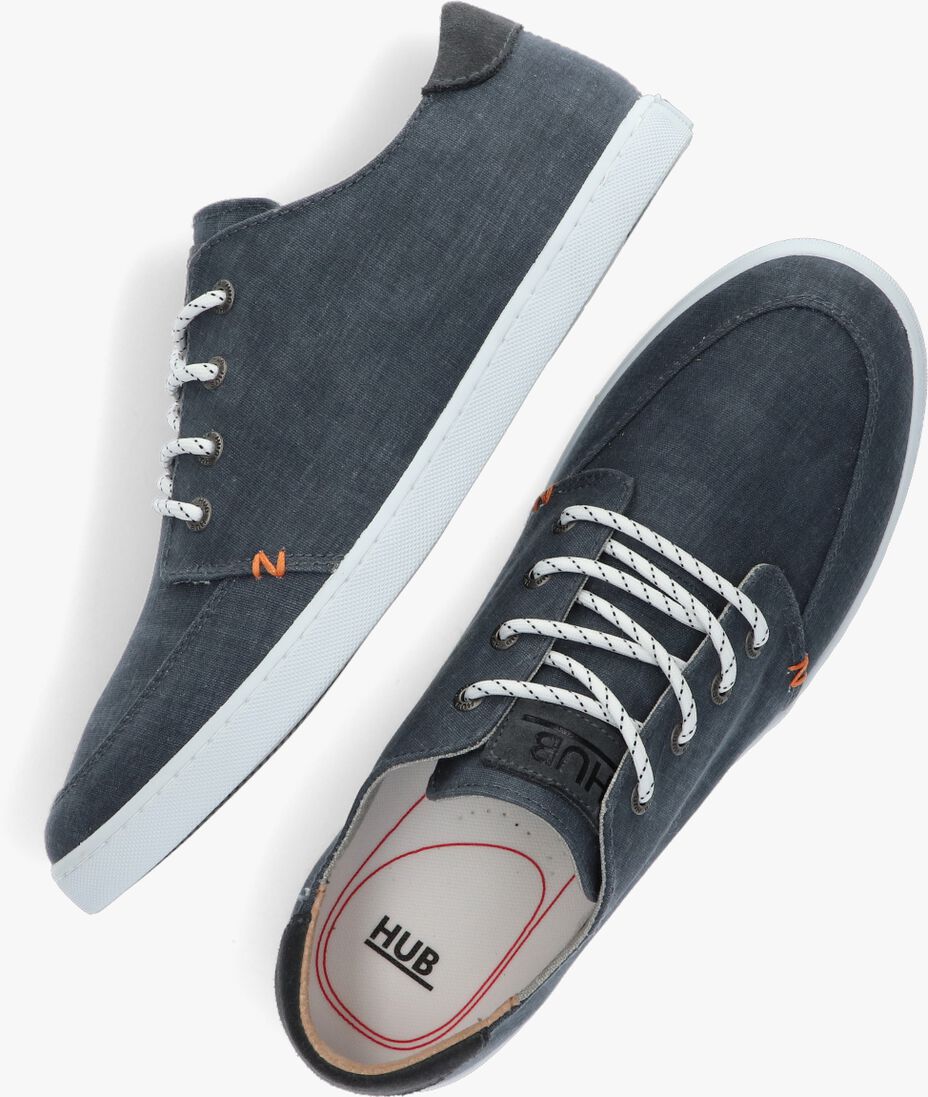 HUB blauwe hub lage sneakers boss