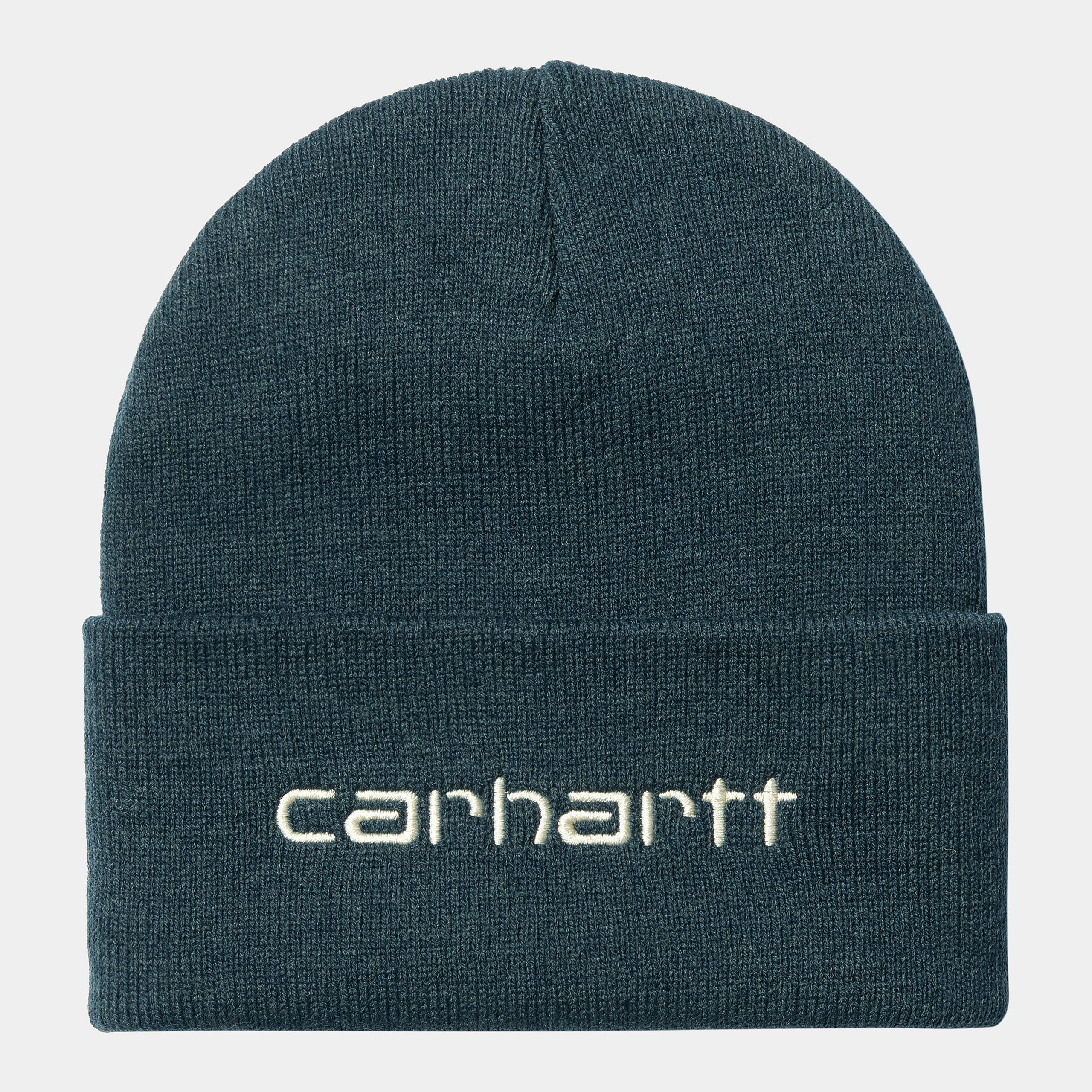 Carhartt WIP Script Beanie Glassy Purple / Discovery Green