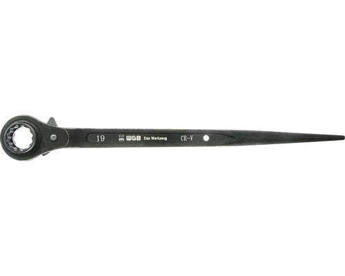 Steigerratel, sleutelmaat 19x22 mm met 32 tanden
