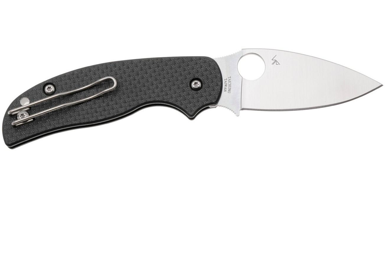 Spyderco Sage 6 Button Release Compression Lock C123CFBCLP Carbon Fiber G10 zakmes