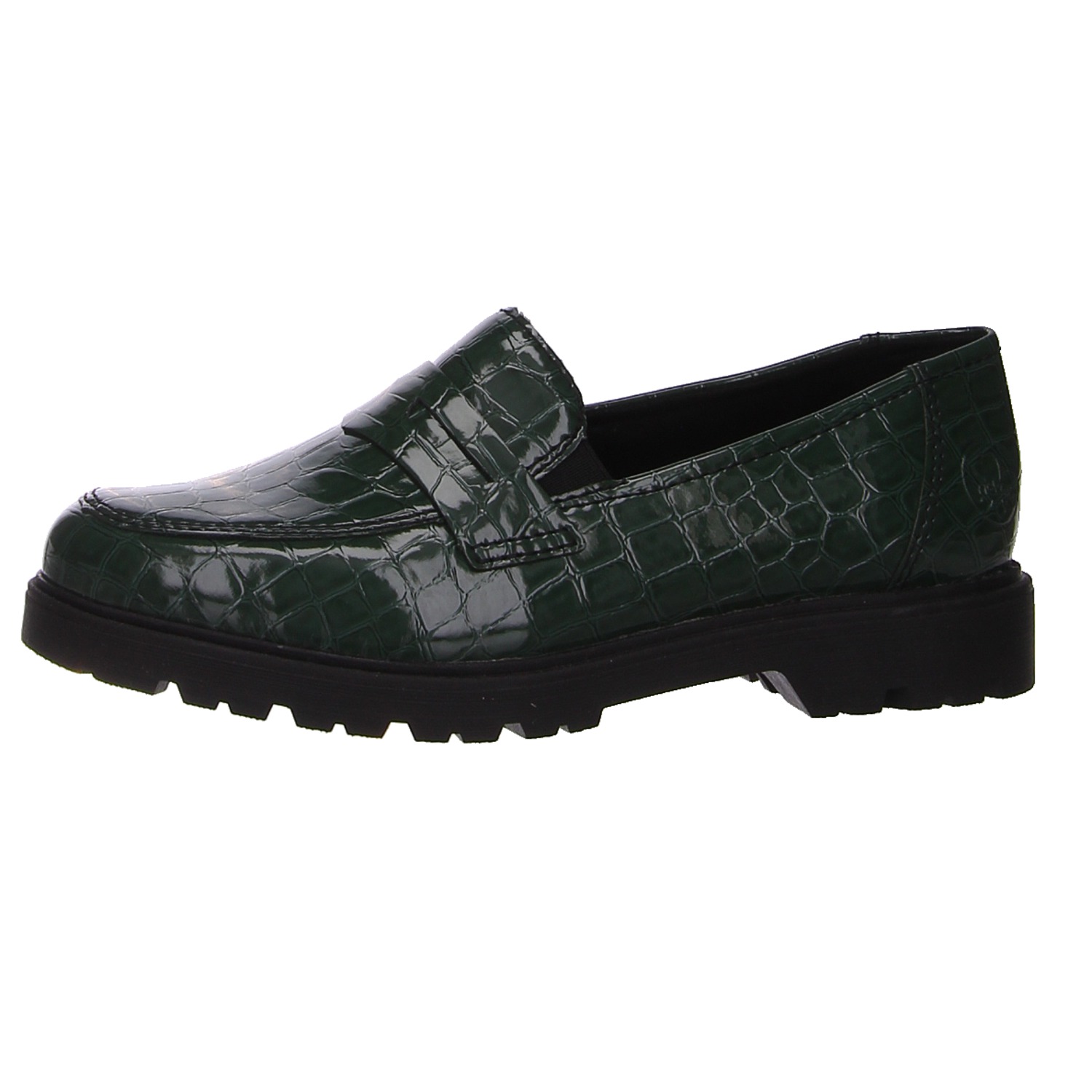 Rieker Slipper dunkelgrün grün
