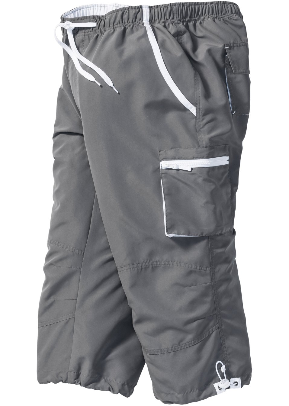 Pantalon 3/4 à enfiler en microfibre